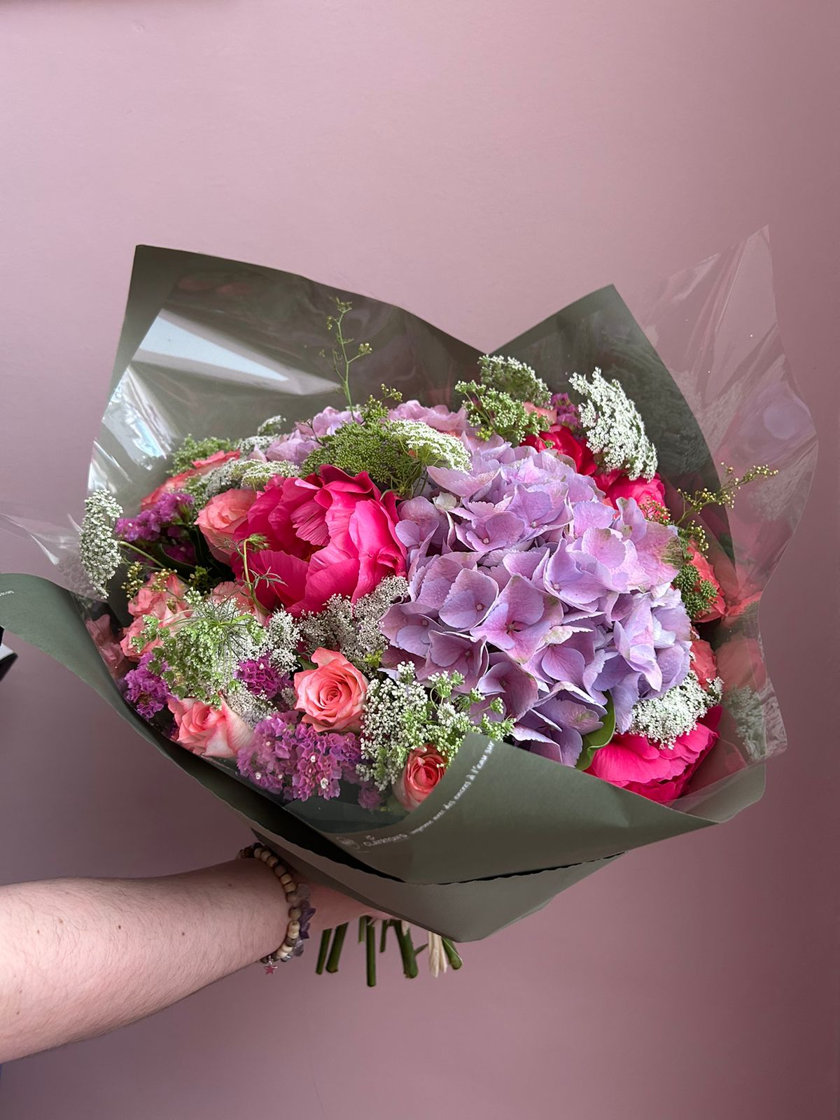 Bouquet Hortensia & Roses